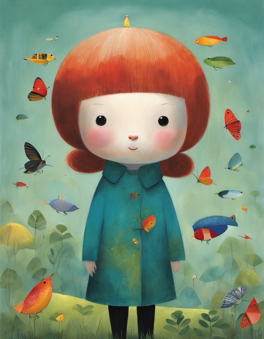 Digital Artwork Blends Techniques of Renowned Artists