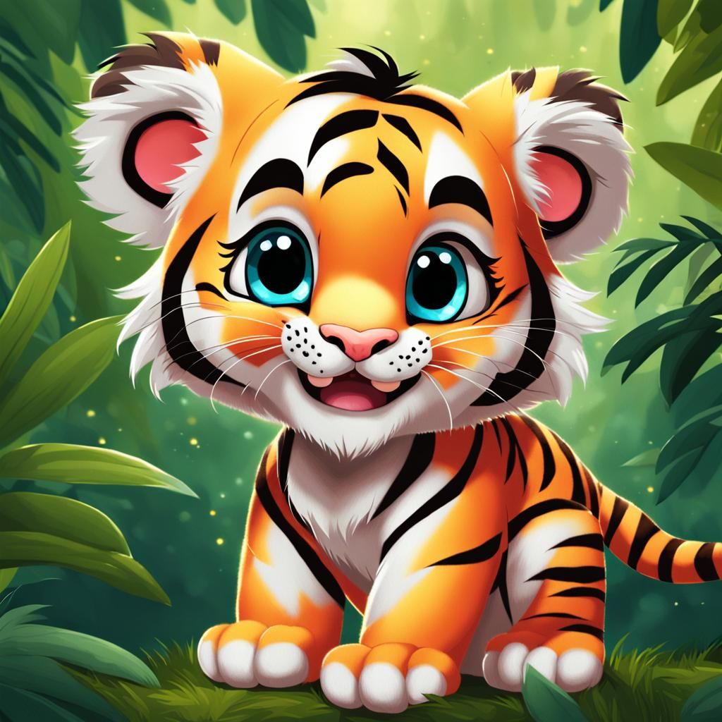 The cutest baby tiger in the world.