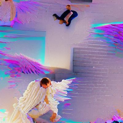 Angel Falling From Grace: A Dramatic Scene
