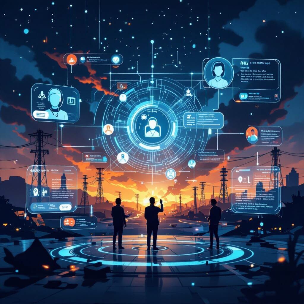 Futuristic AI Hub for Disaster Response Communication