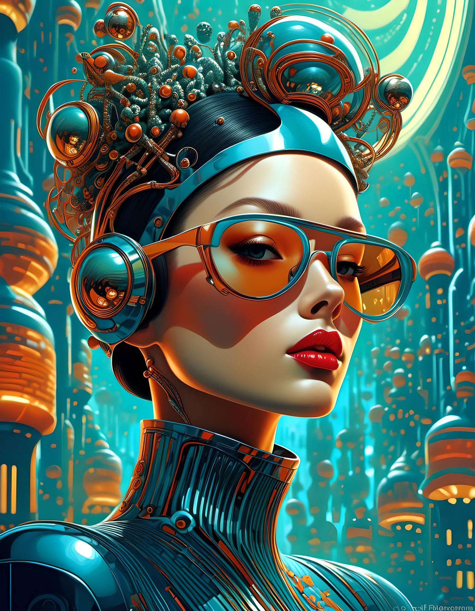 Caligara Ampere and the Exclusive Charm School for Androids