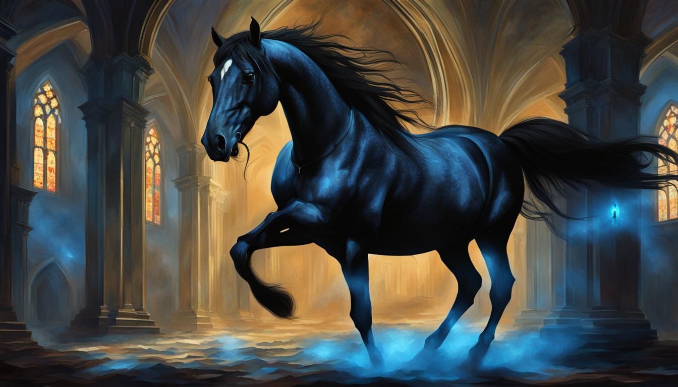 Black Horse in Church: Dark Fantasy Romance