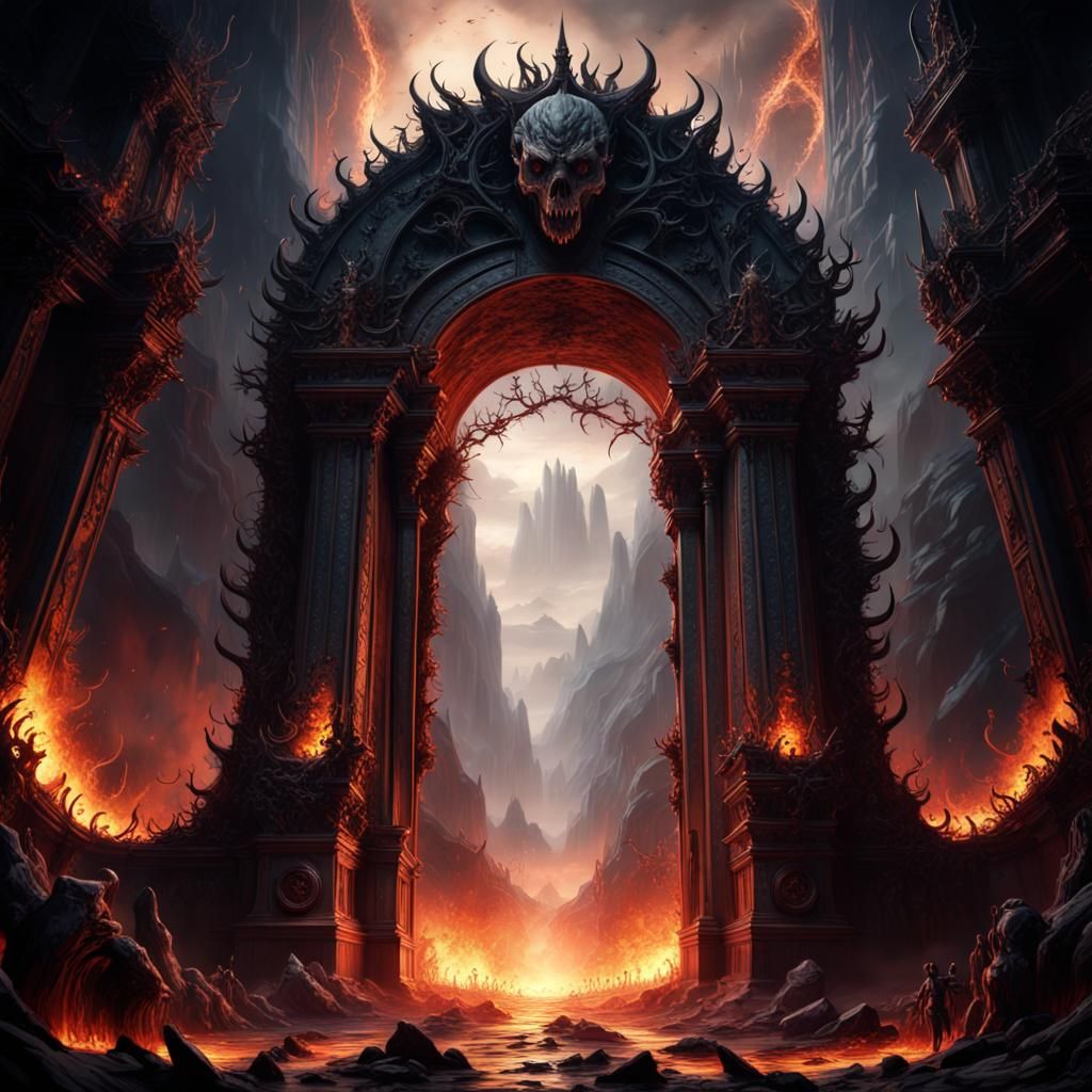 Gates of Hell: A Fantastical Descent