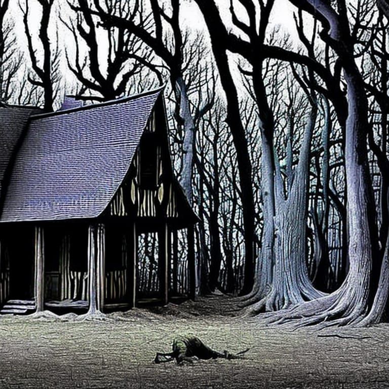 Sinister Cookie House in Twisted Forest