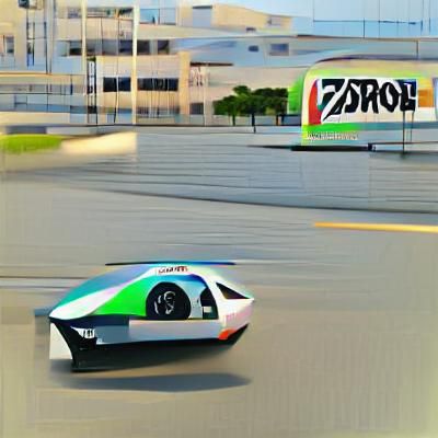 Forza-Inspired Racecar on Coastal Road