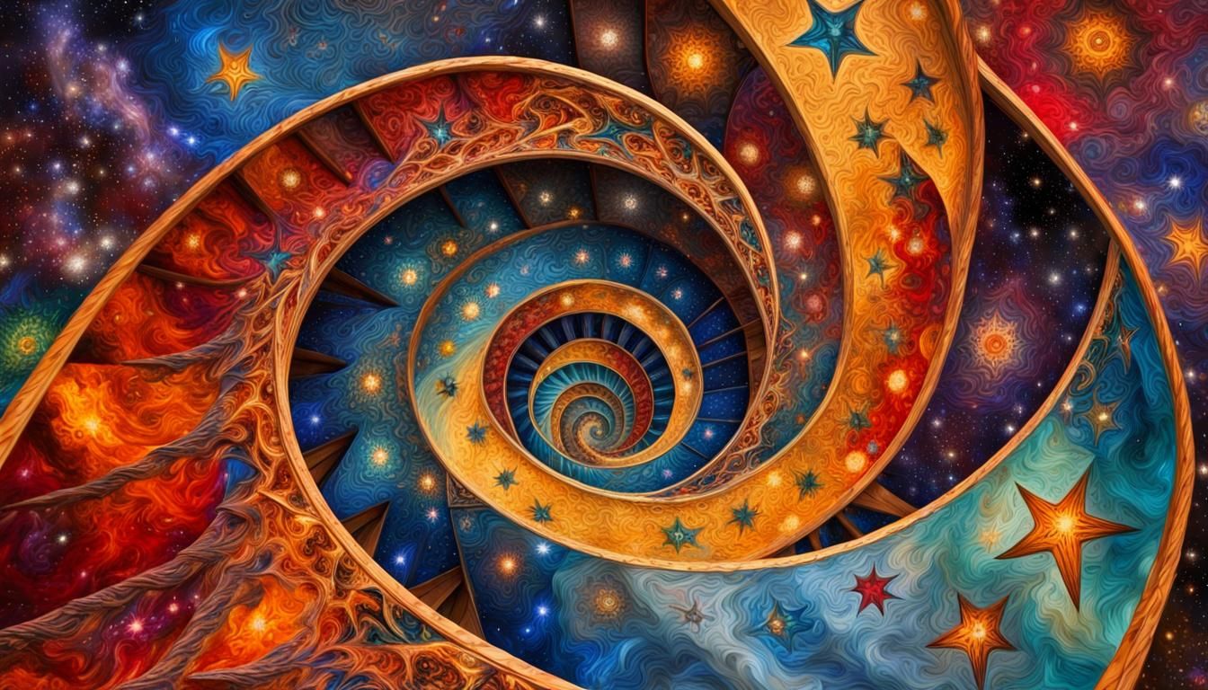 Bold Stars Connected in Magnetic Cosmic Maelstrom