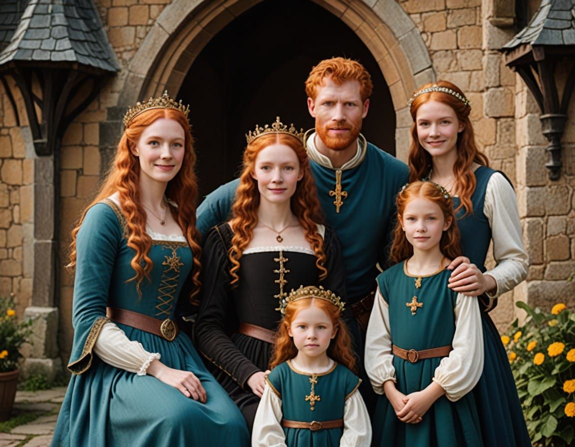 Ginger Family in Medieval Times