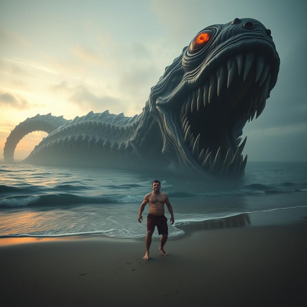 Cosmic Horror Emerges from the Sea