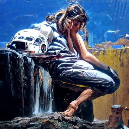 Expressive Oil Painting Captures a Deep Feeling