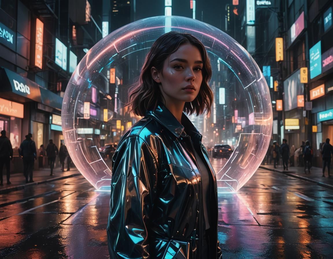🪐🛸✨ Science Fiction 💫👽🪐 - Transporting into the Street ...