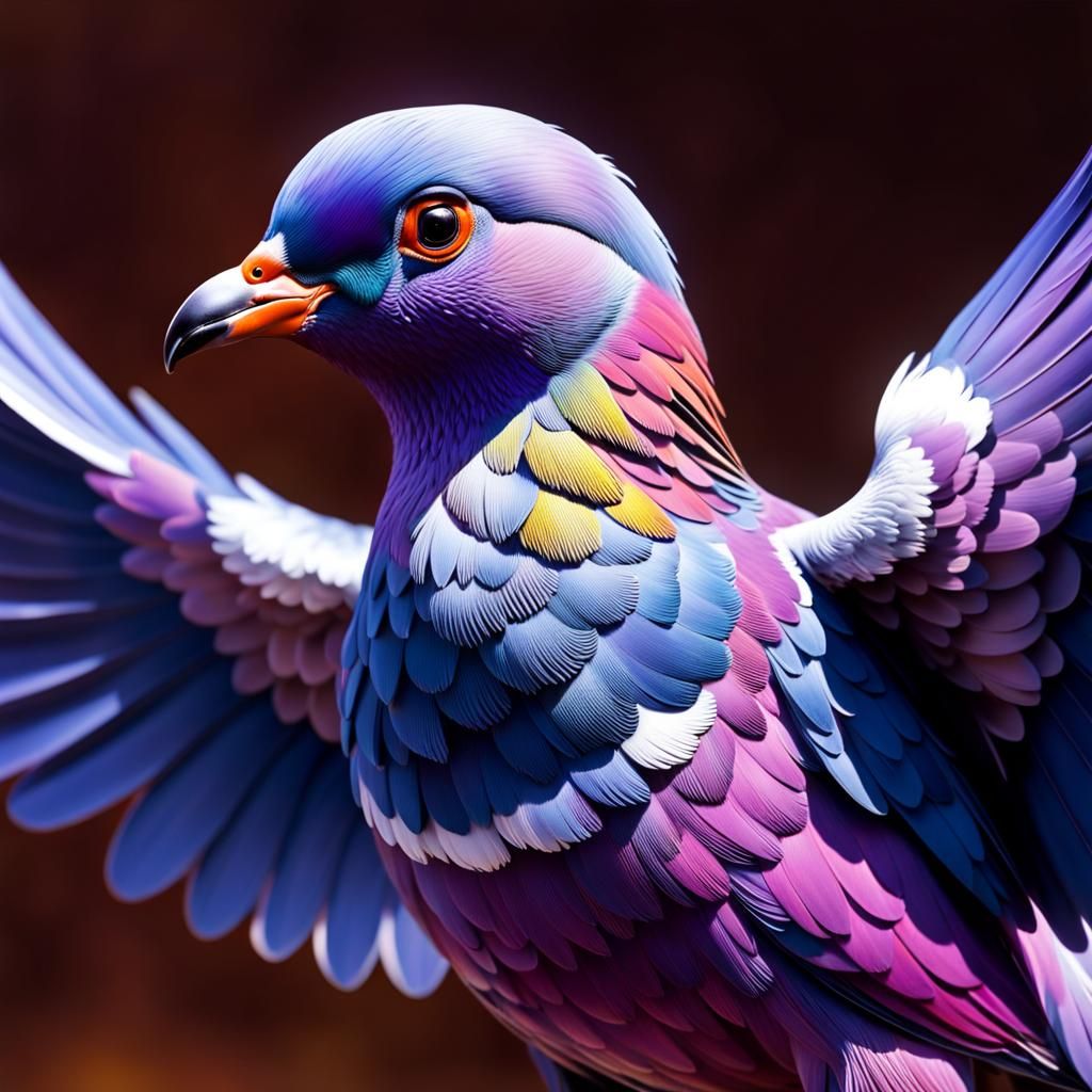 Periwinkle pigeon