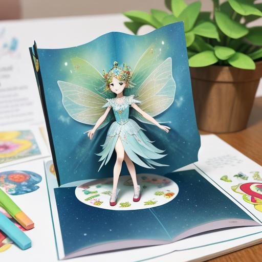 Fairy Emerges from Pop-Up Book