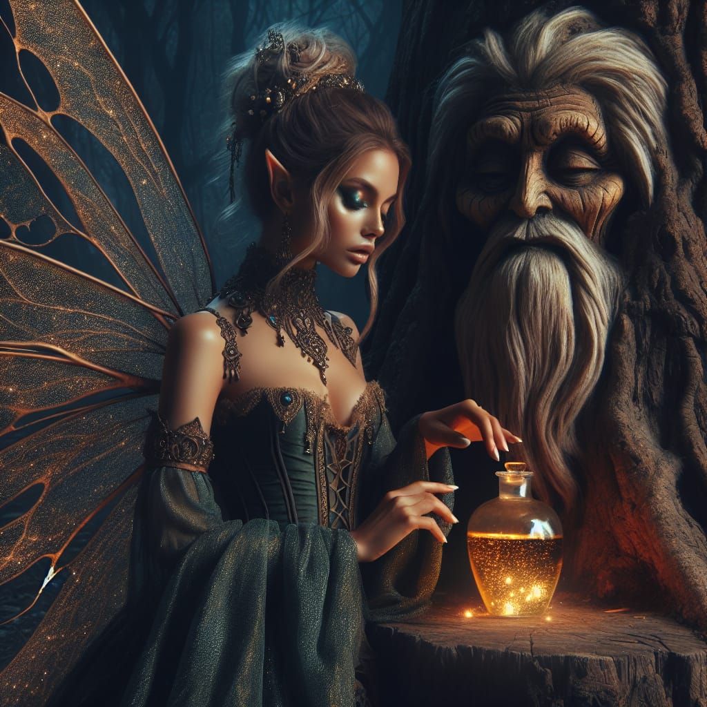 Enchanted Fairy of the Golden Night