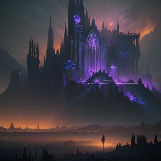 Desolate Wasteland in Hyperdetailed Dark Fantasy Style