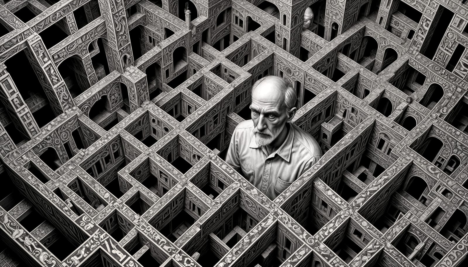 M.C. Escher and the City Maze