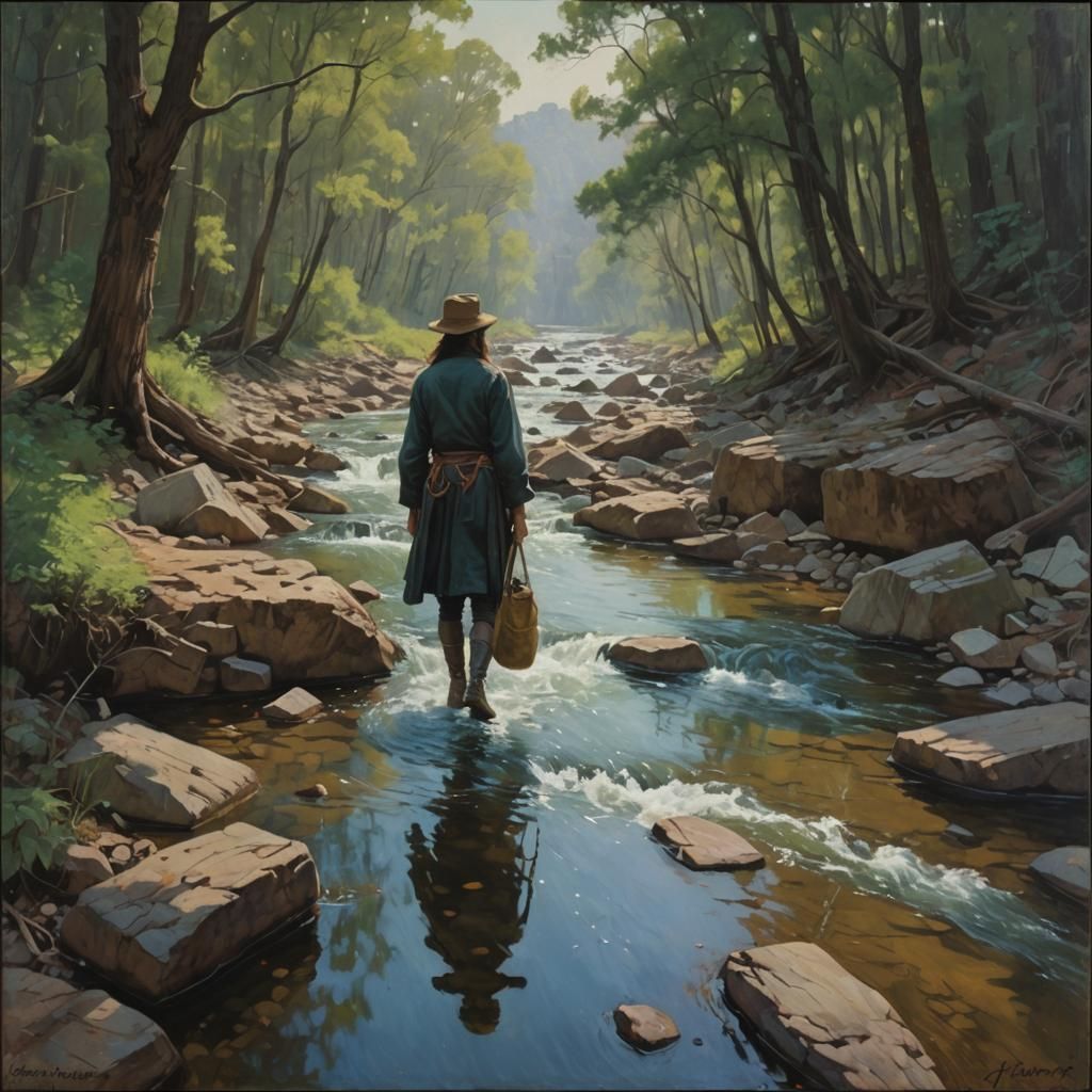 Time Moves Like a Silent, Endless River in a Void of No Purp...