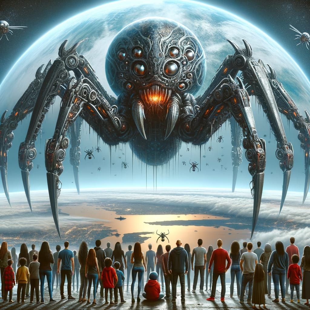 Gigantic Alien Spider Descends Upon Earth in High-Definition