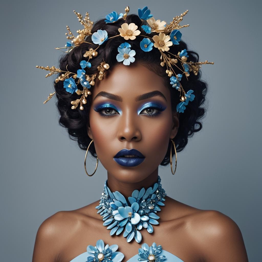 Avant-Garde Portrait in Bold Fashion Photography Style