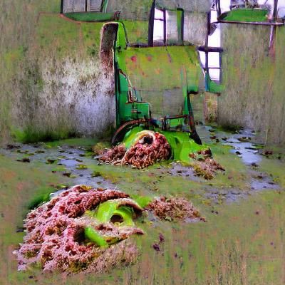 AI Generated Rotting Fodder Image
