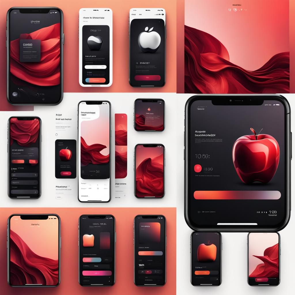 High-End Fashion App UI Design with Virtual Fitting