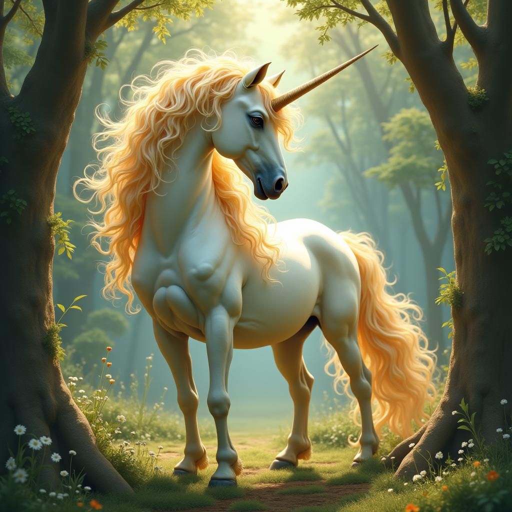 Enchanted Whimsy in a Dreamlike Forest