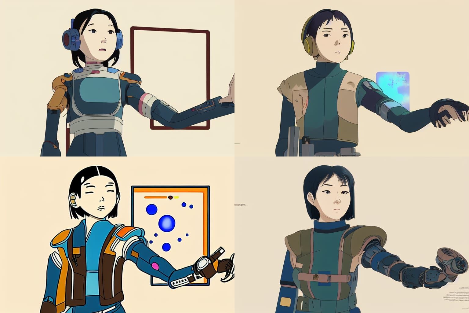 Sci-Fi Starship Captain in Graphic Novel Style