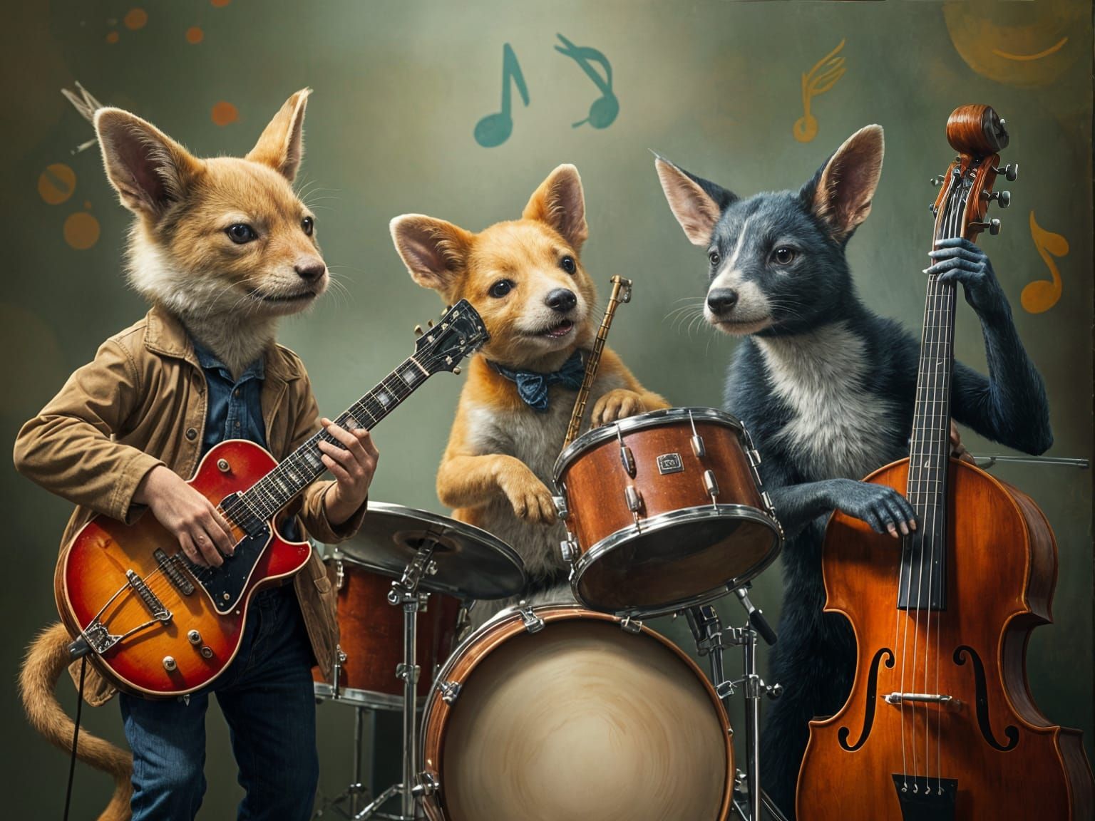 Furry jazz band