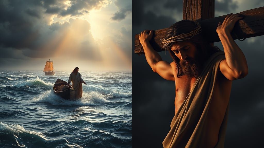 Jesus Christ: Serenity and Sacrifice in Biblical Style