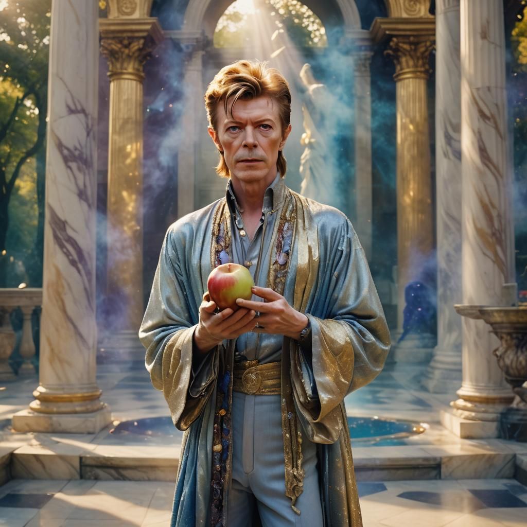 David Bowie as Neoclassical Hero in Dreamscape
