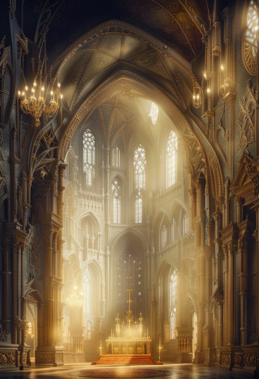 Gothic altar