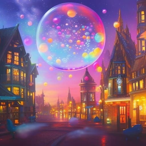Bubbles Over the City 3