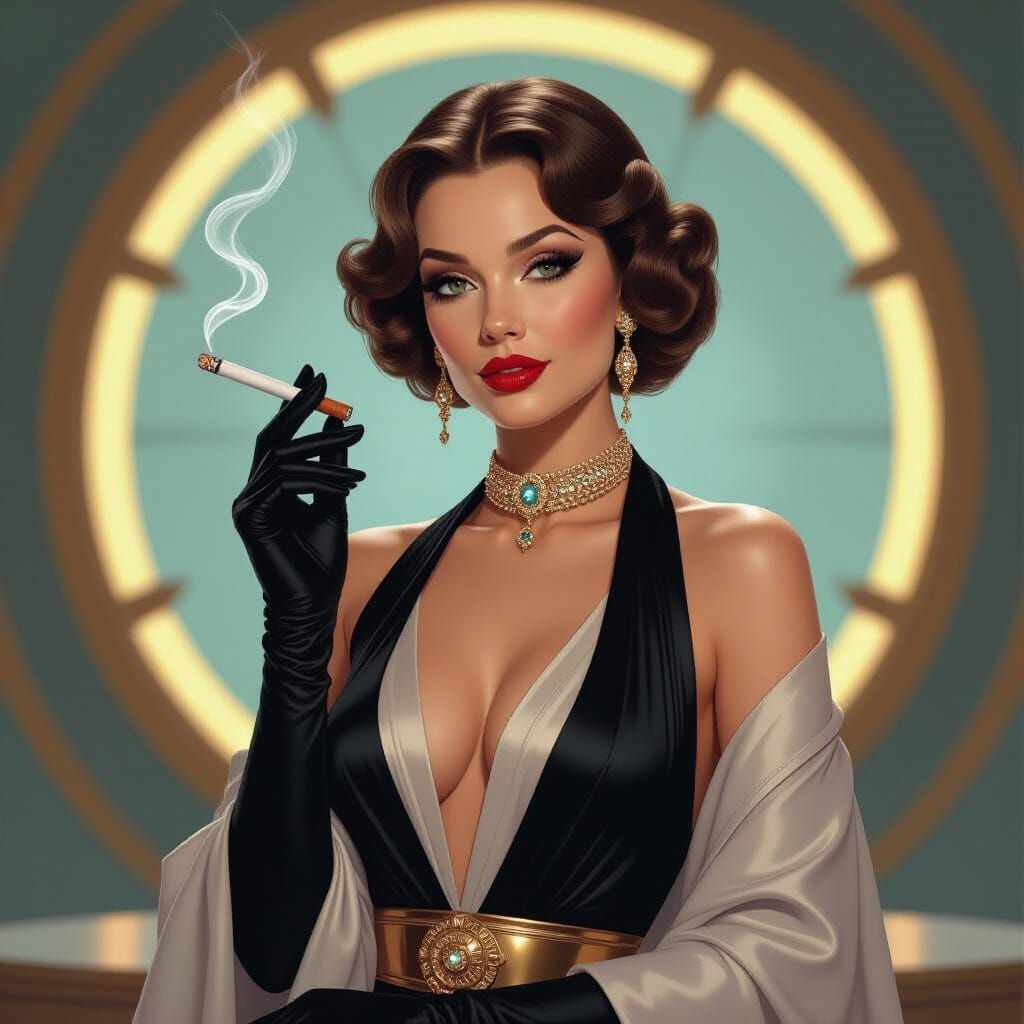 Padme in Galactic Senate Style