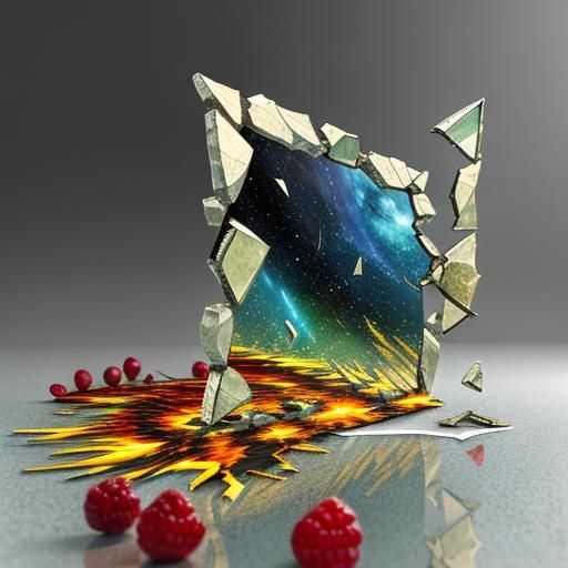 Galactic Mirrors: A Photorealistic 3D Galaxy Explosion