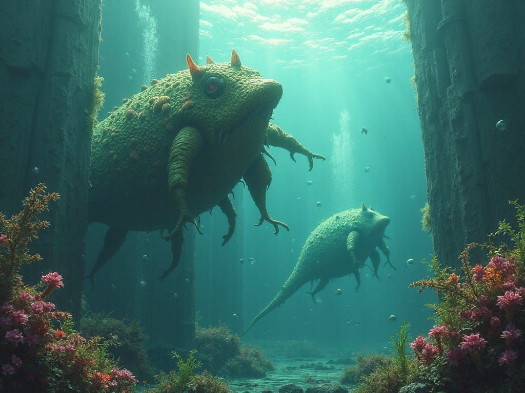 Battle for Control of the Undersea Arcology on Planet X