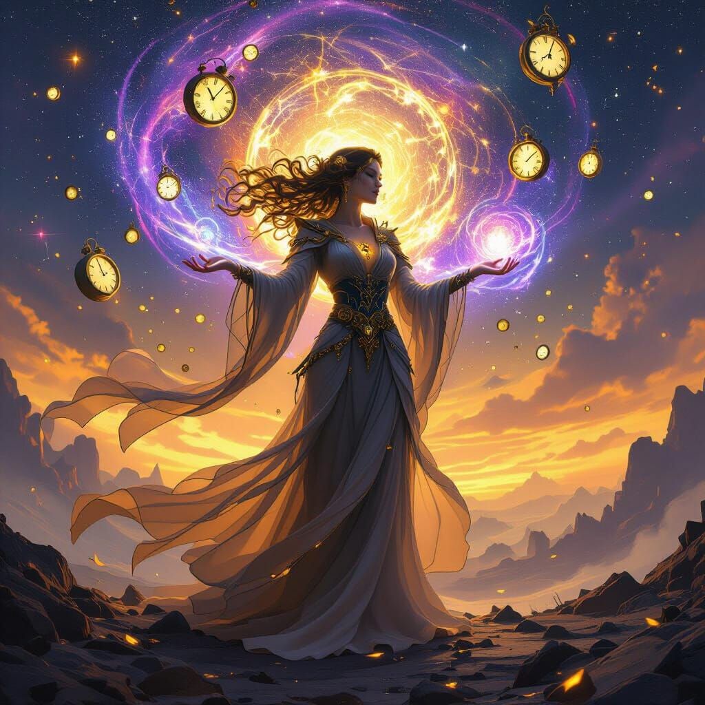 Cosmic Witch Bending Reality with Time and Stars