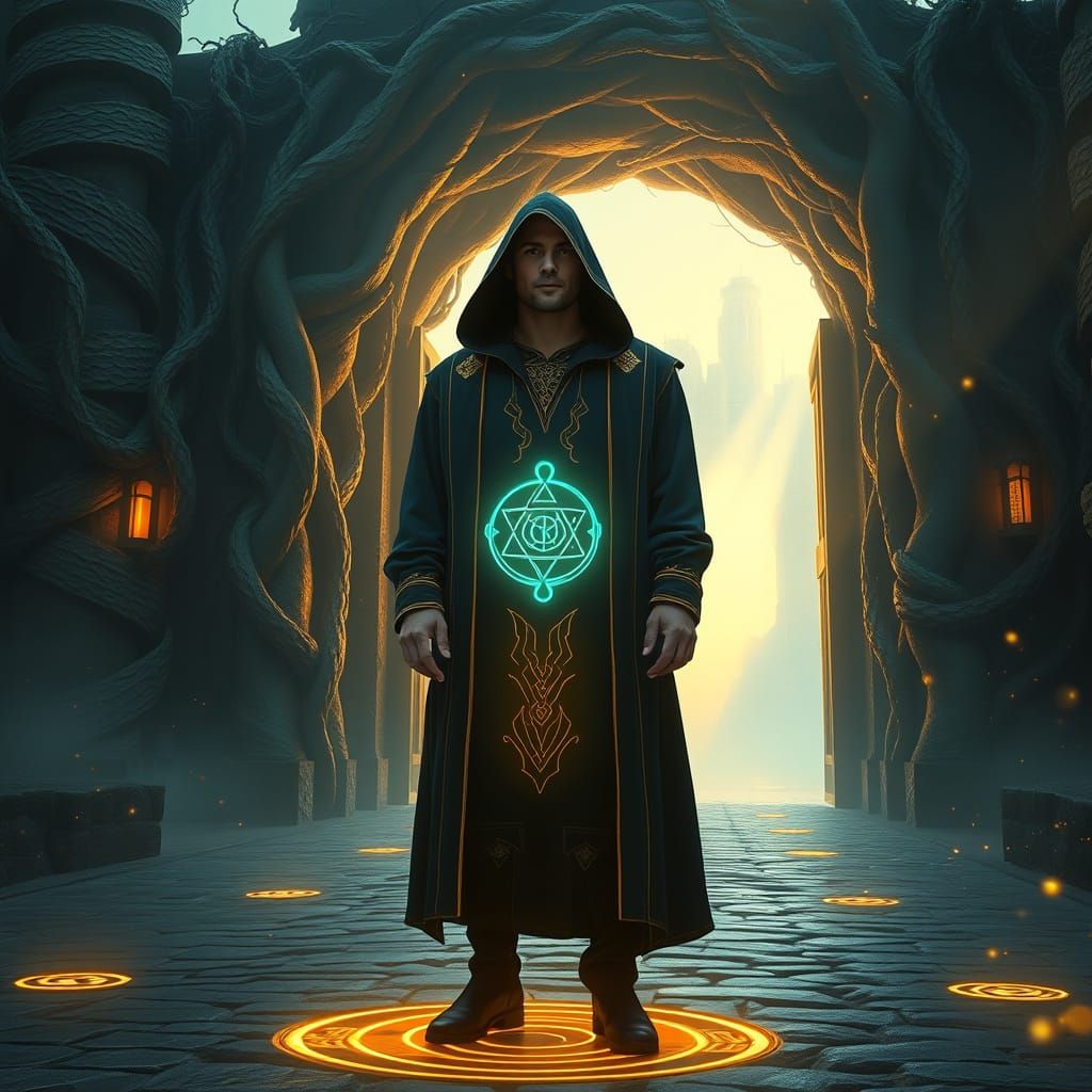 Twilight Gateway: Traveler at the Edge of Transformation