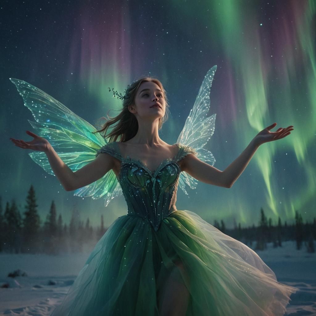 Aurora Fairy in Dutch Masters Style