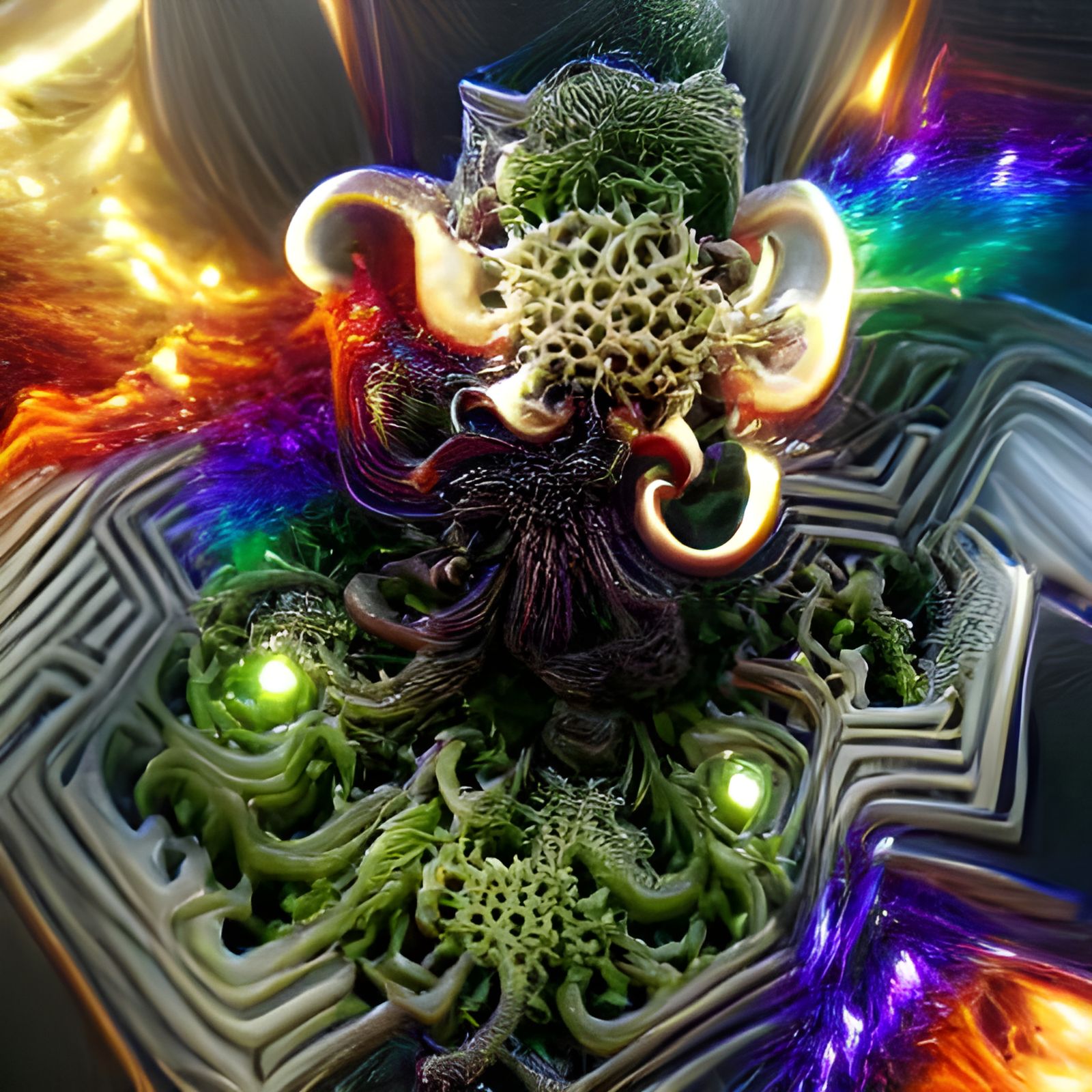 Psychedelic Fractal Cthulhu as Yog-Sothoth