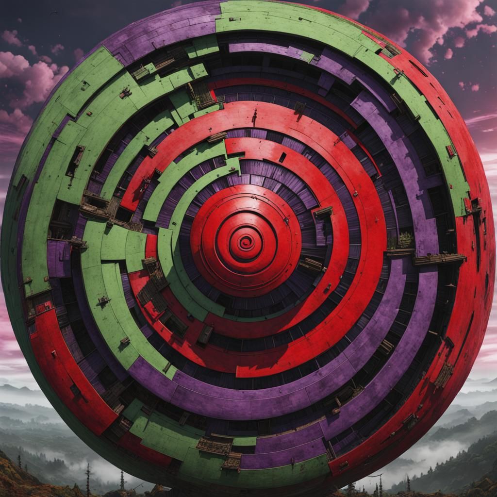 Eldritch Uzumaki in Post-Apocalyptic Sky