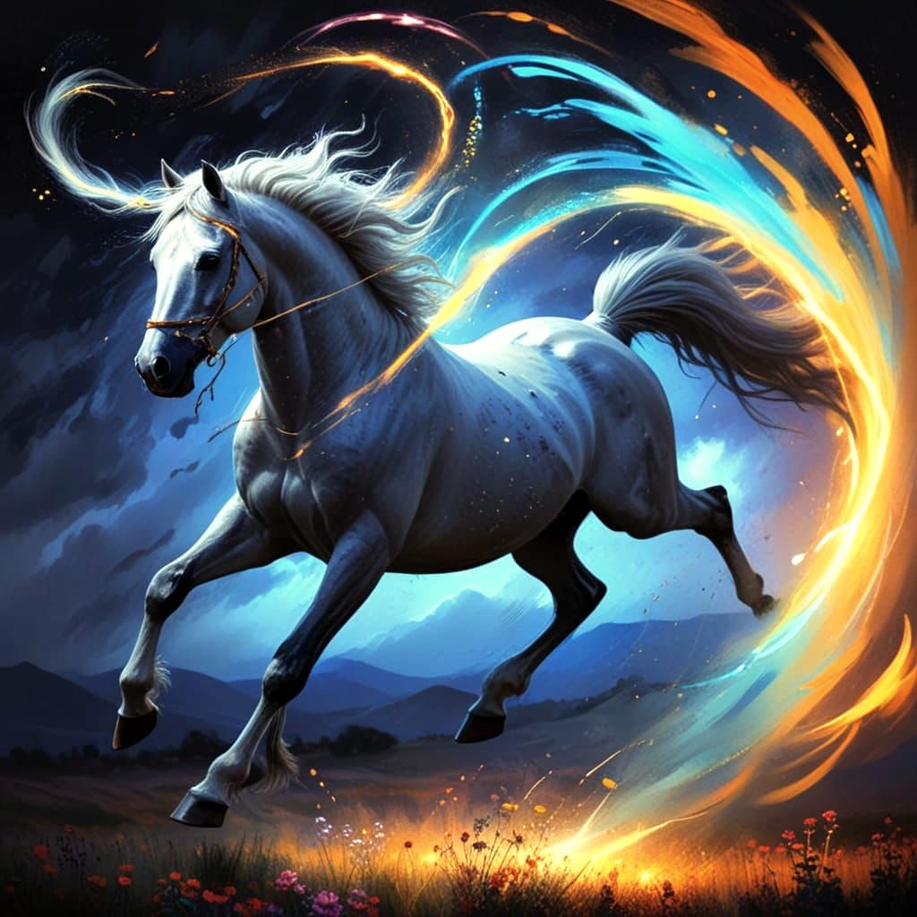 Dancing Horses and Broken Hearts in Abstract Art