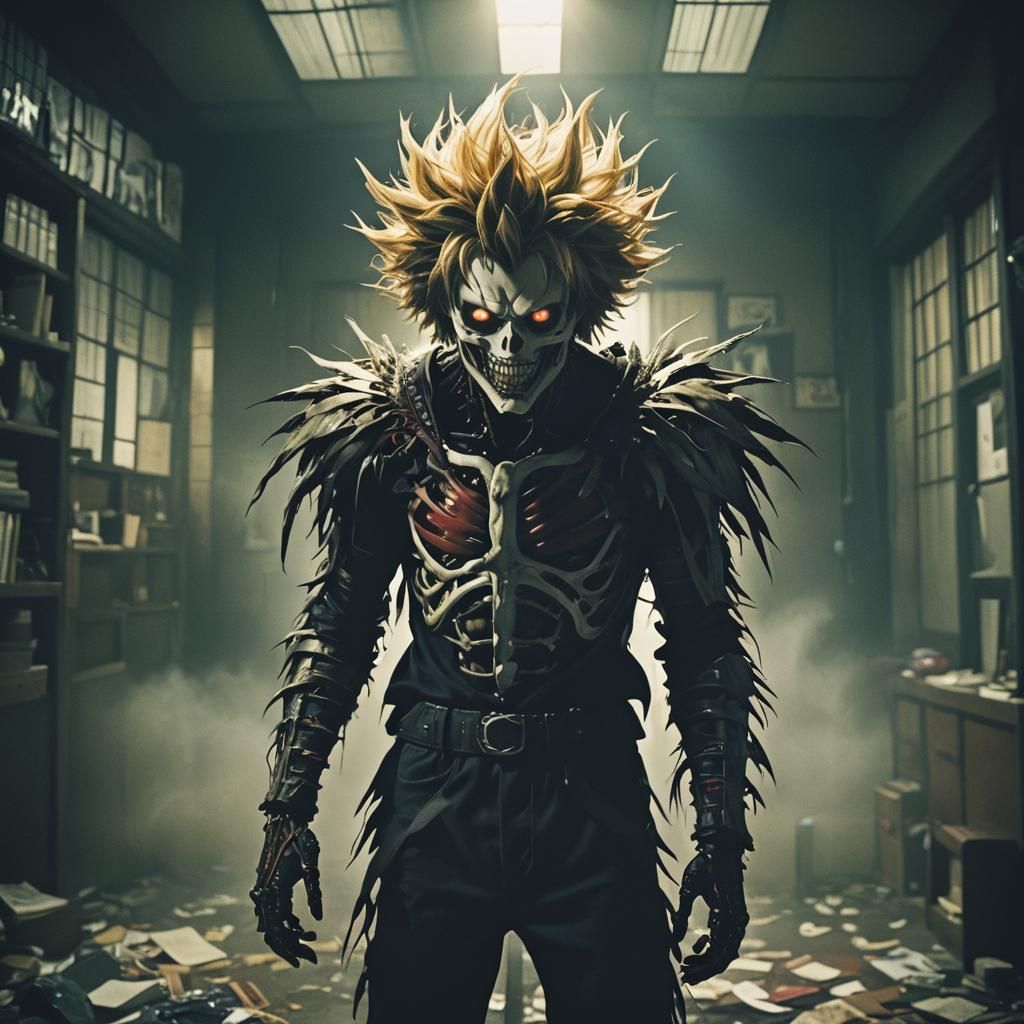 Dramatic Death Note Cinematic Film Still