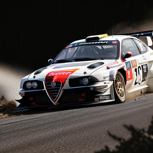 Alfa romeo brera s rally car