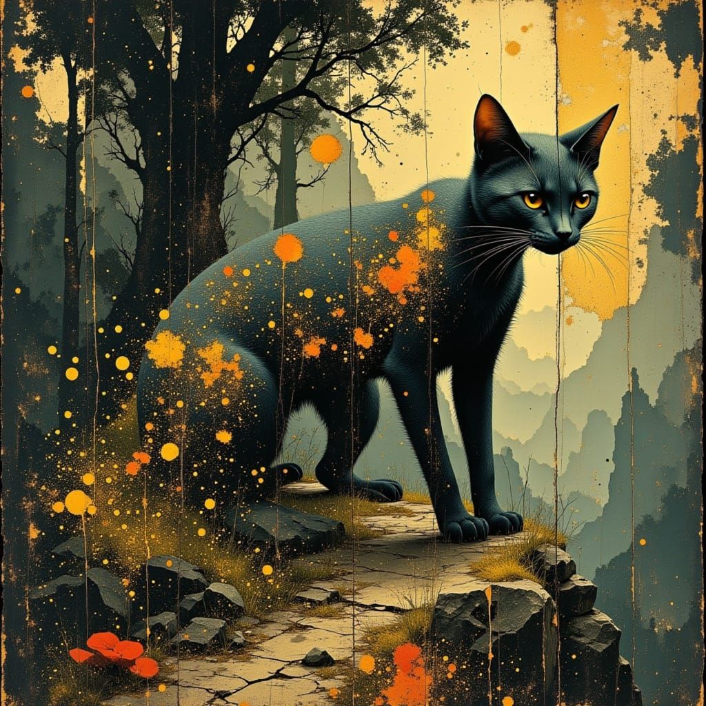 Kintsugi Still Life in Epic Cinematic Style