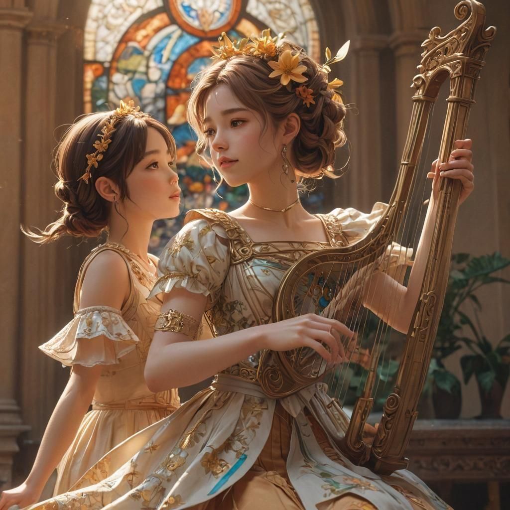 Apollo Plays Cetra: 3D Anime Art