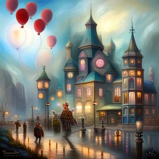 The baloon town