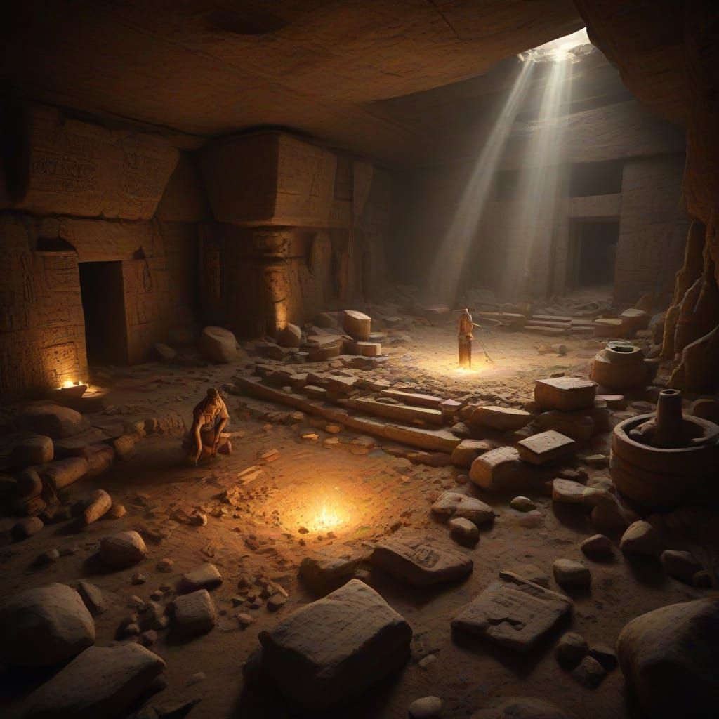 Archaeologists Discover Ancient Treasures in Stone Chamber