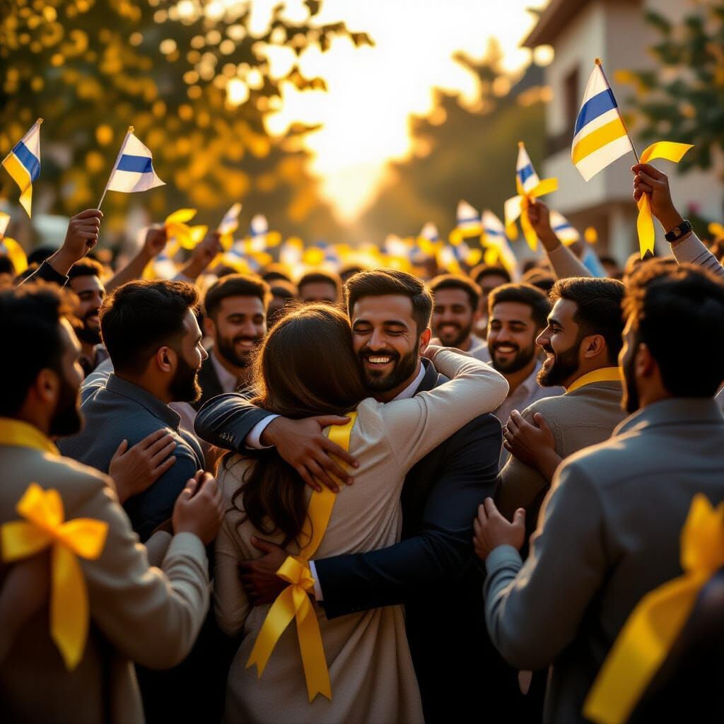 Emotional Return of Hostages Amidst Celebration of Unity