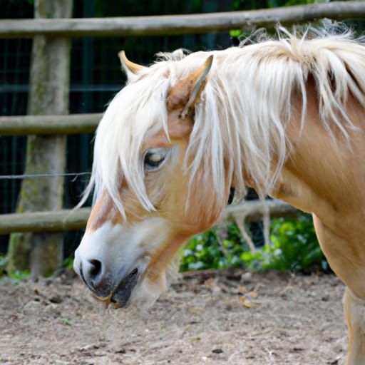 AI-Generated Image of a Wild Horse