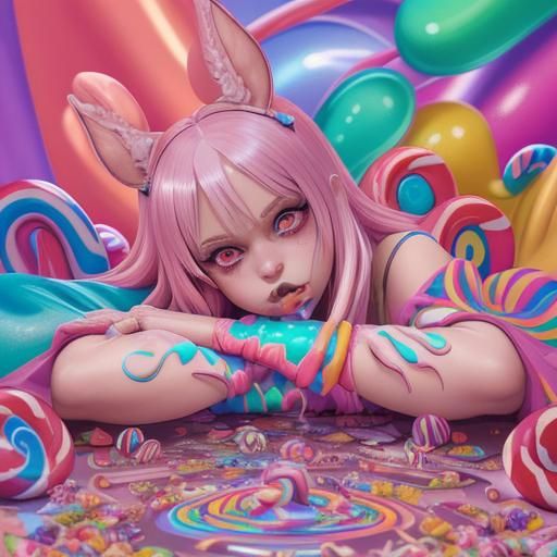 Hanzel Und Gretyl in a Whimsical Candyland