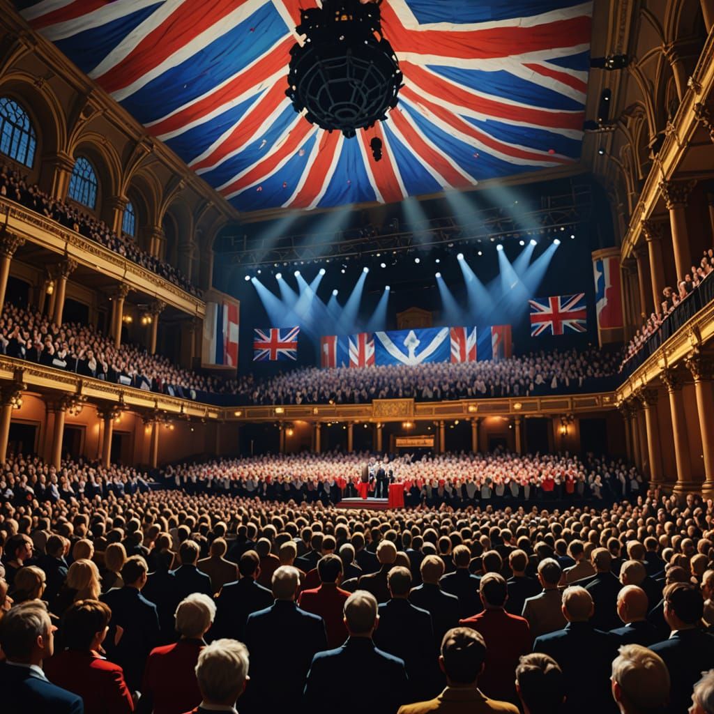 British Concert Pomp and Circumstance in Albert Hall